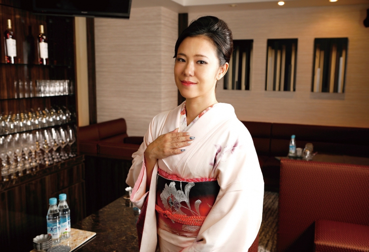 ゴルフが趣味という貴恵（タカエ）ママ