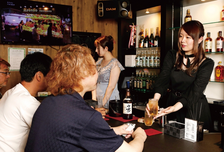 和気あいあいとしたアットホームな空間が自慢