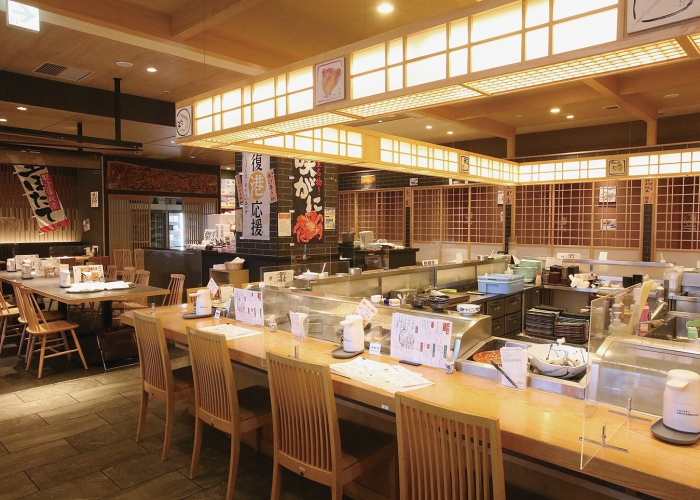 根室をイメージした店内は80人収容可能