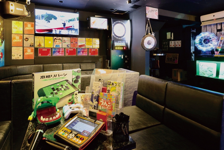 定番のゲームほか、ジャックポットなど酒に欠かせないゲームも用意