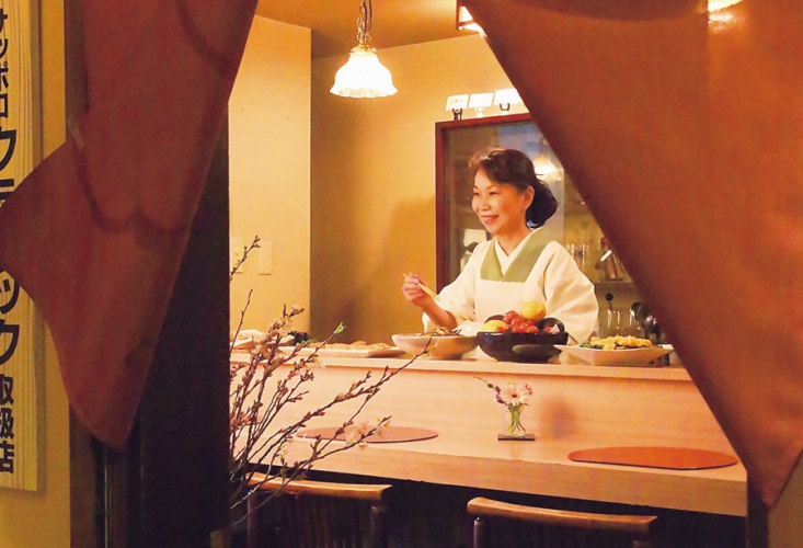 女将に今日のできごとをきいてほしいという気分で