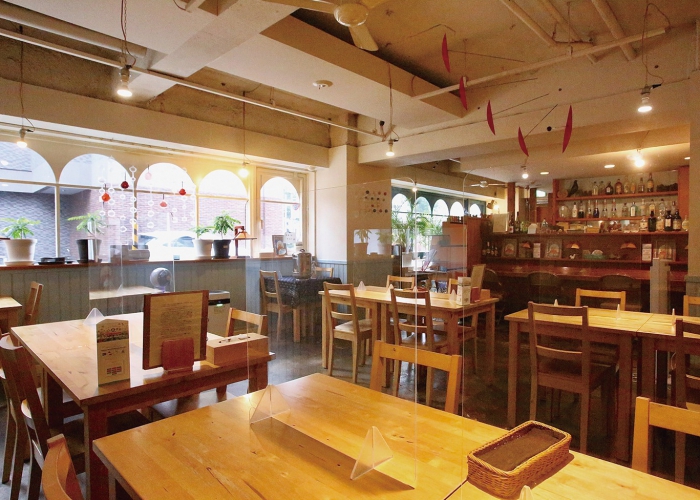オシャレで可愛い店内