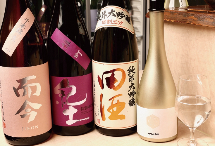 センスが垣間見える日本酒のラインナップ