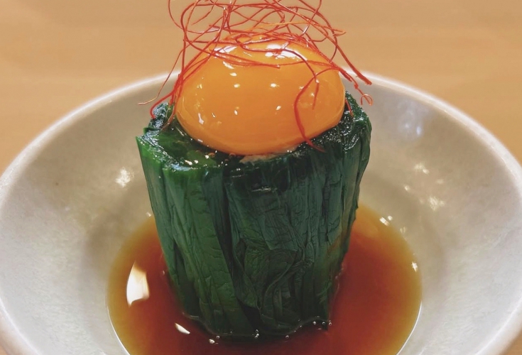 ここに来たら絶対試してほしい焼かないニラ玉