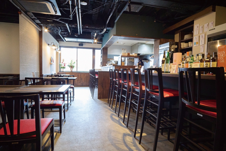 広々とした店内は30人まで収容可能