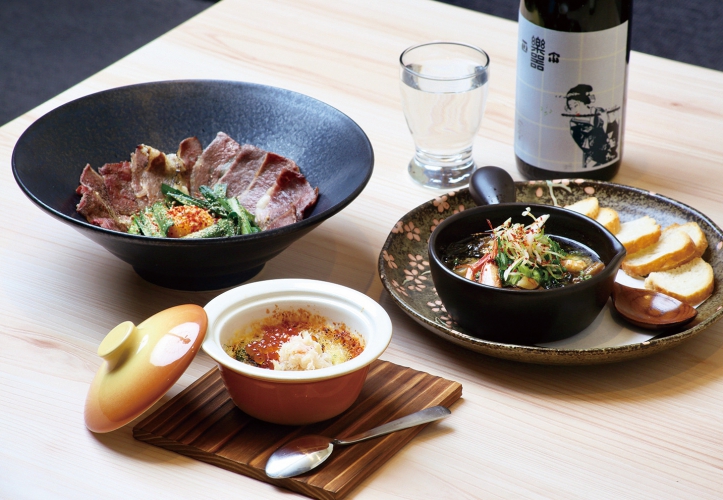 旨酒にピッタリな料理は、どれも一つひとつ丁寧につくっている